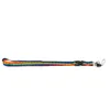 Fashion "Rainbow Peace" Pattern Lanyard Polyester Mobile Keychain Badge Holder Keys ID Neck Straps 12pcs/lot