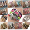 Ensemble de 30 pièces de bracelets à breloques infini pour femmes, mélange de styles de chaîne, bracelets en corde métallique, cadeaux de fête d'amitié br6377251