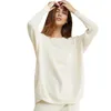 Kvinnors tröjor Ströja Kvinnor Pullover Slim Full Sleeve Basic Warm Elegant Knited Korean Jumper Fashion Clothing Femme 2021