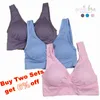 Plus Size Bras Kobiety Solid Bra Big Size 4XL 5XL Bralette Push Up Brassiere Bra Vest Seamless Wireless Bra Kobieta 211110