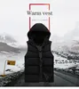 Nieuwe Heren Winter Vest Warme Hooded Vest Mannen Casual Gilet Mouwloze Jassen Mannen Thicken Parkas 6XL