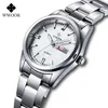 Montre femme 2021 wwoor mode dames horloges waterdicht quartz zilveren klok vrouwen automatische date jurk polshorloge reloj mujer