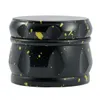 Grinders Zinc alloy diameter 63mm four layer drum type broken flower splash ink Cigarette accessories