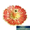 9Hole Lotus Incense Burners Holder Flower Copper Censer Plate for Sticks Fresh Air Cone Home Bedroom Toliet Decor4091533