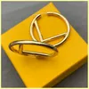 Fashion Gold Hoop Earrings For Women Designer Earring Letters F Earrings Wedding Lovers Gift Engagement Jewelry For Bride New 211101402R