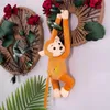 Figurine en peluche singe à bras long, joli rideau d'oreiller pour bébé, cadeaux pour enfants et filles