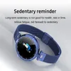 NAC136 Fashion Lady Steel Band Smart Watch Mulheres Frequência Coração Pressão Sanguínea Monitor Esporte Modo Multifuncional Moda Fitness Rastreador Smartwatch