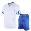 Zomerheren jogger set zweetpak snel droog ademende t -shirt + shorts tweedelig mannen rennen pakken sportkleding maat 5xl 210722