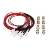 Máscaras de festa Compuda 8 LED 5mm Light Kit para 110 18 Traxxas HSP Redcat D90 RC RAWLER ACESSORITO1602937