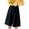 Seoulish summer vrouwen shorts met gordel effen hoge taille office wide poot shorts elegante paarse losse broek pocket 210611
