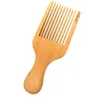 Massage en bois peigne Cheveux Choisir des poils en bois naturels non statiques