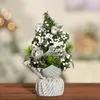 Christmas Decorations 2021 Tree Decoration Mini Xmas Festival Table Miniature Ornament Home Year Gift