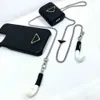 Earphone Chain Halsband Bag kedja Glasögon Kedja Lyxvarumärke Earphone Package Brev Randigt för ARIPODS PRO AIRPODS Protector Telefonfodral