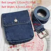 Taille Sac Femmes Fanny Pack Ceinture De Mode Réglable Denim Femelle Téléphone Poche Bum s Hip 210823