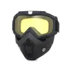 2022 Çıkarılabilir Açık Motosiklet Gözlük Maskesi Offroad Bisiklet Ski Sport ATV Kir Bisiklet Gözlükleri Motokros gözlükleri Windproo9008198