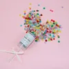 Party Decoration Mini Round Confetti Push Cannons Baby Shower Decorations Wedding Girl Toss Små Salute Kön Reveal Dekor