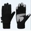 Le nord hiver lettre cinq doigts gants hommes femmes laine écran tactile gant chapeau extérieur faceitied mitaines