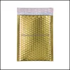 Gift Wrap Event & Party Supplies Festive Home Garden 50Pcs Gold Color Bubble Mailers Padded Envelopes Lined Poly Mailer Self Seal Aluminizer