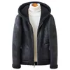 Winter Thick Warm Fleece Parka Jacket Men Reversible Wool Coat Man Hooded Windbreaker Fleece Parkas Plus Size 8XL 211204