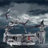 Gemotoriseerde V-22 Osprey Airplane Model Building Block PG13003 Hightech Transport vliegtuigspeelgoed 42113 App RC Brick Children Education Christmas Birthday Gifts For Kids