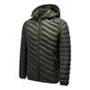 Men's Down & Parkas 2022 Hooded Cotton Puffer Padded Jacket Lightweight Outdoor Windproof Washable Coats