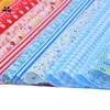 Shuanshuo 56 pcs algodão impresso tecido fino pacote de densidade quadrada costura de costura diy padrão de flor de quilting artcraft 24 * 24cm 210702