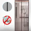 6 Size Reinforced Magnetic Screen Door Curtain Net Anti Insect Mesh Fly Mosquito Protection Magnet sheer Curtains Mosquit 211102