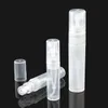 2ml 3ml 5ml 10ml Pet plastpfymflaska Tom Refellabel Sprayflaska Liten Parfume Atomizer Transparent Clear Perfym Prov