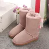 2021 Çocuk Kar Botları Kış Ayakkabıları Hakiki Deri Çizmeler Çocuklar için Bebek Ayakkabısı Çocuk Ayakkabıları dökün enfants