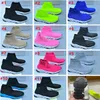 Kids Designer Shoes Fashion Baby Children Sport Running Snekers High Quality Breathable Knitted Antiskid Leisure Socks Shoe 11Colors size 24-35