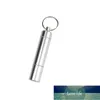 Waterproof Cigarete Case Silver Aluminum Alloy Cigarette Box Pill Toothpick Capsule Holder with Keychain Mens Gift Factory price expert design Quality Latest