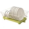 Singelskikt Multi-Function Rack Shelf Plate Bowl Spoon Bestick Torka Förvaring För Köksrätter