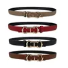 Belts Fashion Women Classic Microfiber 2.5CM Wide CH Letter Alloy Buckle Solid Cummerbunds Luxury Cinturones Para Mujer