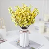 Rama de flores artificiales de Gypsophila, ramo de plantas falsas de cerezo de alta calidad, florero para sala de estar, decoración para el hogar y la boda, otoño