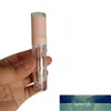 Förpackning Flaskor 8 ml Tomt Clear Lip Gloss Tube Round LipGloss Container Plast Wand 100PCS