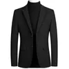 Erkek yün karışımları erkek ceket bahar akıllı sıradan kat katı katı iki düğme moda erkek kat ve ceketler erkek tek parça blazer üst takım viol