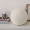 Bubble Kiss Plush Round Cushion Cute Throw Pillow Velvet Ball Nordic Home Decorative Couch Office Chair Floor 211203
