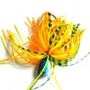 Hengjia Spoon Spinnerbait Buzzbait Sequins Metal Fishing Lure Beard 40PCS /ロット17G Bionicのためのスカート