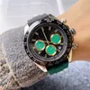 Brand Watches Men Multifunction 3 Dials Style Colorful Rubber Strap Good Quality Quartz Wrist Watch Small Dials Can Work X199342u
