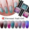 8ml New temperature change nail polish Barbie glue glitter sequin color change phototherapy three-color temperature change glue 06