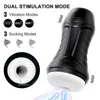 Automatisch mannelijk zuigen masturbator vibrator vagina vagina blaas poesje vacuüm masturbaties cup sex toys goders goederen voor mannen 220720