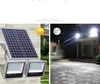 Solar Floodlight 2 głowy Oświetlenie słoneczne 300LED 360LED 4O8LED 576LED IP65 Wodoodporne zdalne sterowanie LED Flood Lights Outdoor Garden Yard ściana