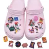 Snelle levering koffie schoen charmes pvc zacht rubber schoen accessoires decoratie voor Clog Charm kerstcadeau