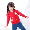 3-9Y Kids Cardigan Baby Pull Spring Automne Garçons Filles Tricoté Vêtements Enfants V-Cou Top Cartoon Vêtements Dinosaure Knitwear Y1024