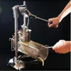 30cm lång pommes frites cutter extruder potatis press maker rostfritt stål potatis chips gör maskin för hushållens kommersiella
