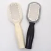 Pedicure voetbestand callus remover roestvrijstalen voet schraper draagbare rasp kolossale voet rooster scrubber pro voor natte droge voeten