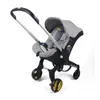 Strollers# Baby Stroller 3 In 1 met autostoeltje Bassinet High Landscope Vouwkoets Voorkoper voor geboren 4 gratis schip