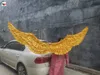 Wedding Birthday Halloween Party Background Decoration Customized Gold Angel Wing adult Beautiful Photographic props