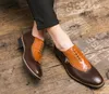 Mens Lace Up Shoe Men Leather Sapato Social Masculino Dress Office Fashion Male Formal Shoes