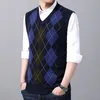 Gilet da uomo Abbigliamento Marchio Maglione senza maniche Gilet pullover da uomo Scollo a V Maglioni slim fit Maglia Maglioni casual autunnali Homme